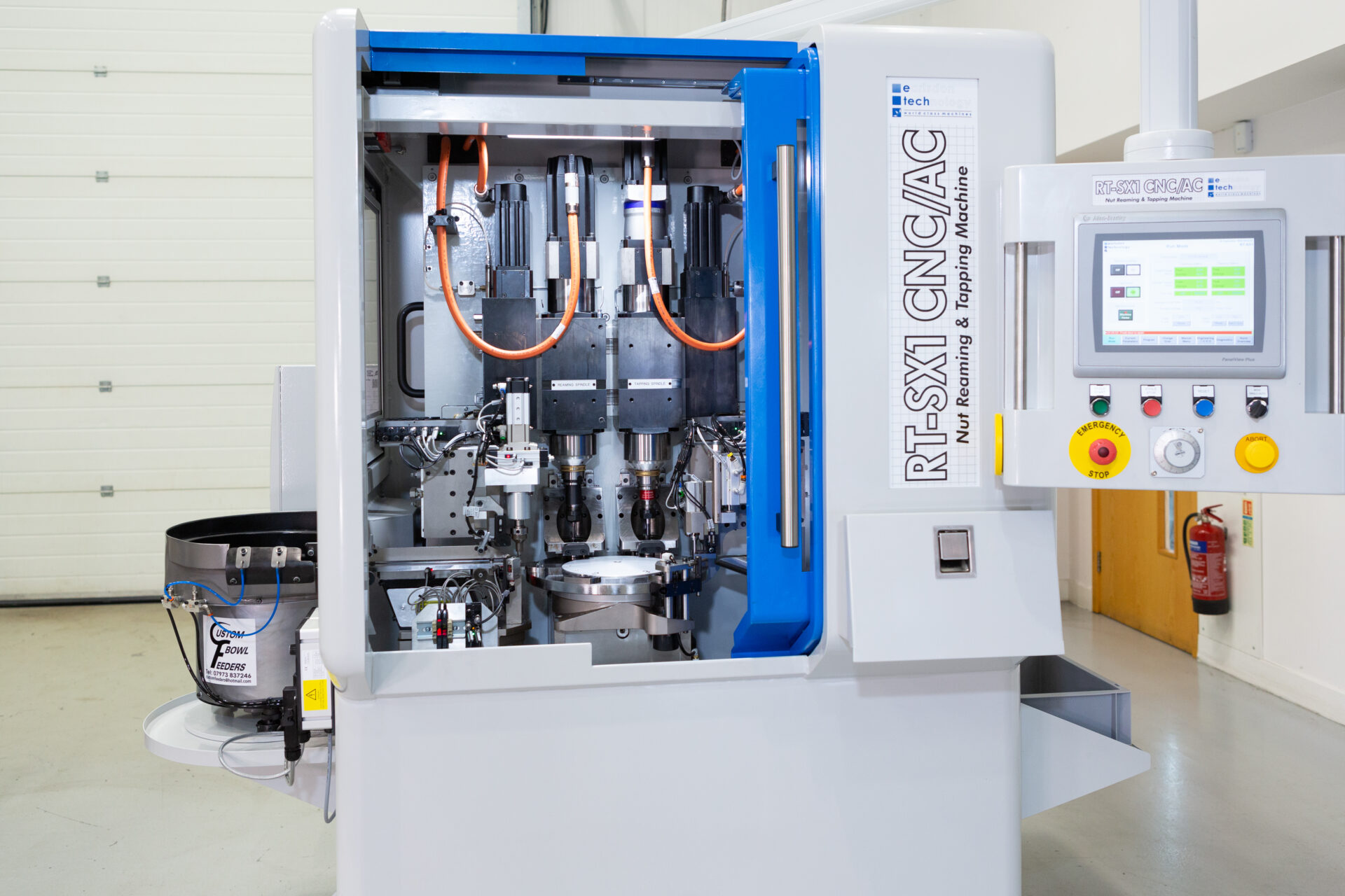 Our New Reaming and Tapping Machine - E-tech
